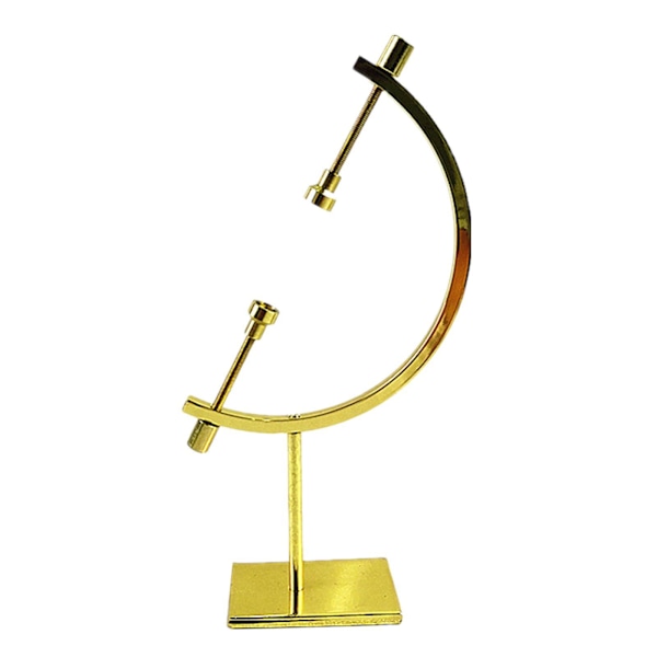 1/2/3/5 Sphere Holder Display Stand Ornament Glas Ball Holder Gold S 100x40x150mm 1Set
