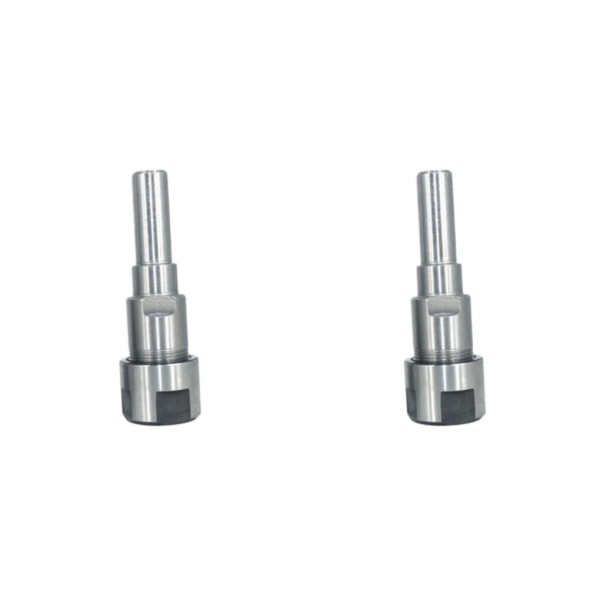 1/2/3/5 Diameter Shank Router Collet Extension För Chuck Hållare Silver 12mm 2Set