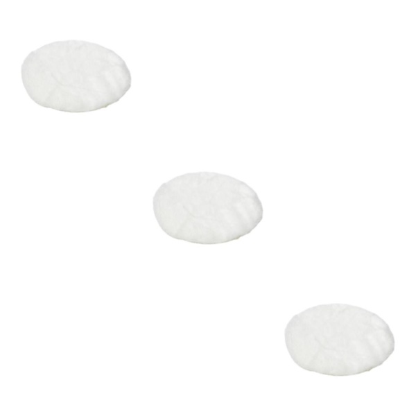 1/2/3/5 Plysch miniatyrmatta 1:12TH Dockhusleksak för white round round dia 18cm 3Set