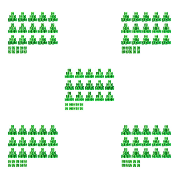 1/2/3/5 100st 8mm 2023 För duvring för de flesta vuxna fåglar Grass Green Netherlands 100 pcs 5PCS