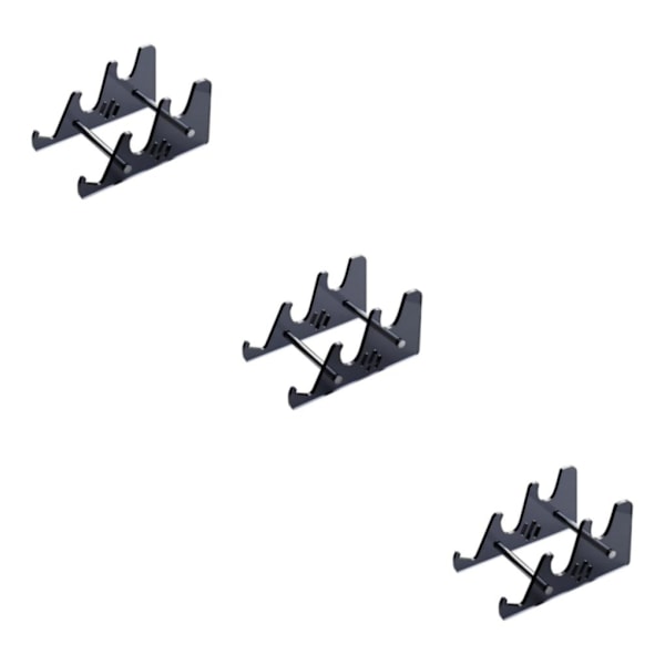 1/2/3/5 förvaring och displayställ för mekaniskt tangentbord Enkelt black 3Set