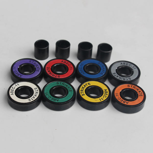 1/2/3/5 8st Skateboardlager 8mm Precision Storlek ABEC-11 för Yellow 22mm 1Set