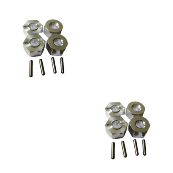 1/2/3/5 4MM hjulfäste för 1/14 LC larvband Hög precision 4MM silver 2Set