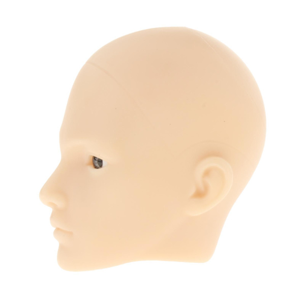 1/2/3 1/6 För BJD Doll Head Sculpt med grå ögon Doll Head DIY 1Set