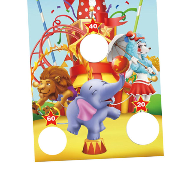 1/2/3 Återanvändbara speluppsättningar Banner Friends Interaction Toss Game Style B 1Set