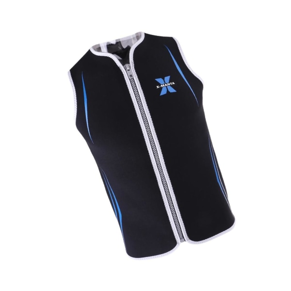 Men's Neoprene Wetsuit Vest Front För Dragkedja 3mm Surf Surfing Black M