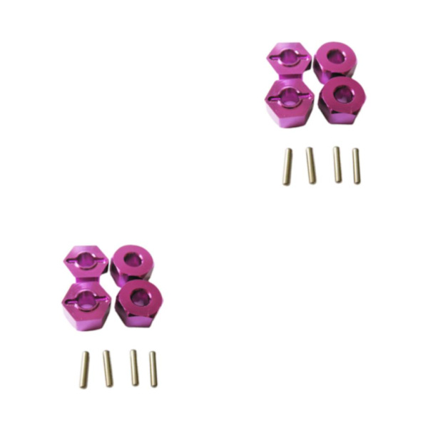 1/2/3/5 4MM hjulfäste för 1/14 LC larvband Hög precision 4MM purple 2Set