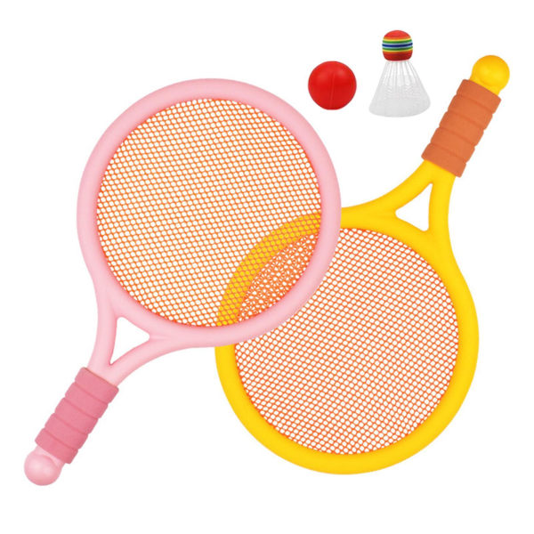 Barn badminton set Ball Fjäderbollsracket för förrätt