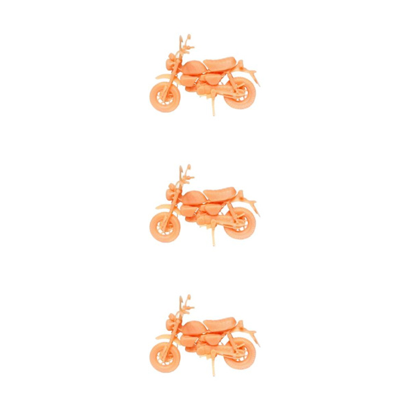 1/3/5 1:64 Motorcykelmodell Miniatyrmotorcykel för layout 3Set