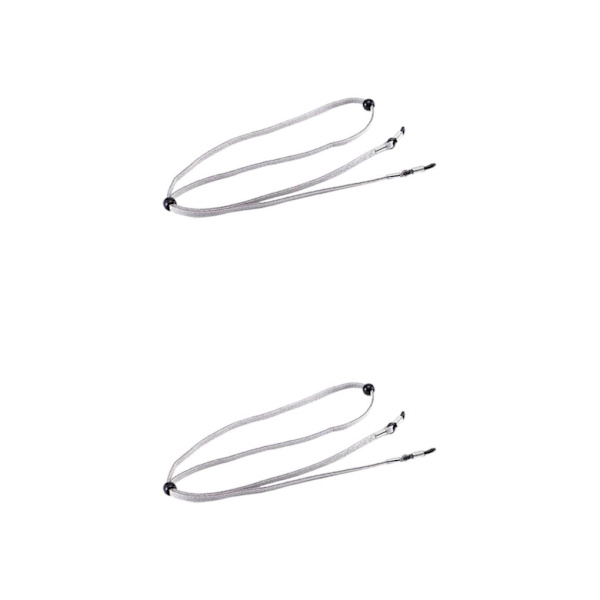2/3/5 Glasögonrem Non- För Slip Stretchy Universal Rope Grey 26.77 Inch 2Set