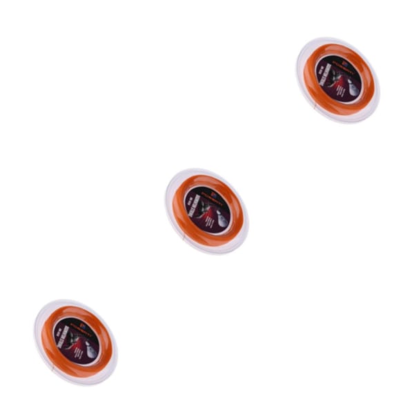 1/2/3 Smidig och slitstark Nylon Badminton Racket String Hög Orange 200m 3PCS