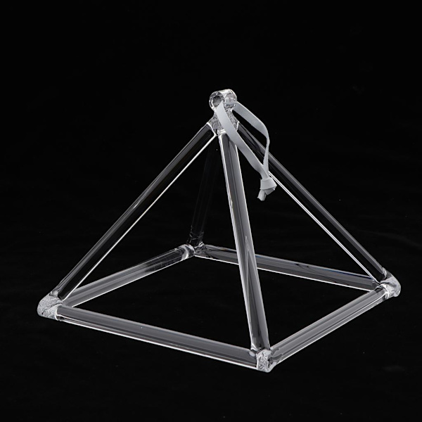 Elegant Clear Quartz Crystal Singing Pyramid 8 Crystal Singing