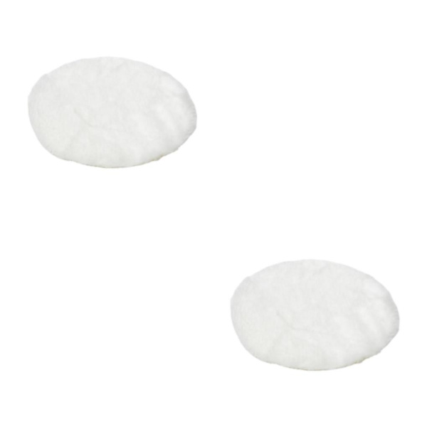 1/2/3/5 Plysch miniatyrmatta 1:12TH Dockhusleksak för white round round dia 18cm 2Set