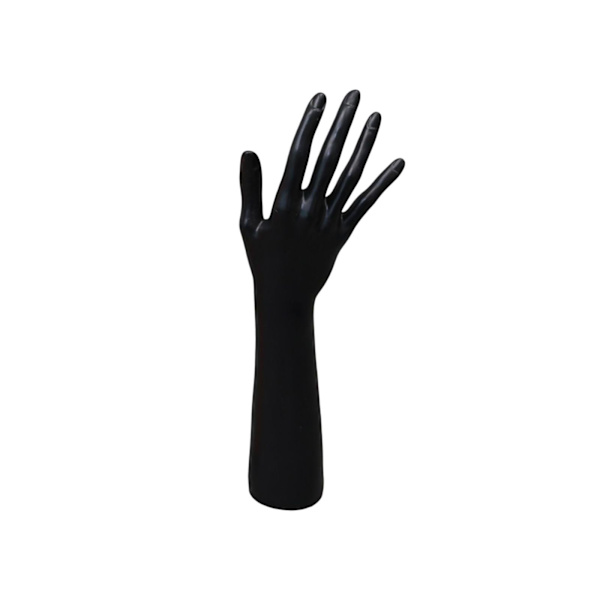 Skyltdocka Hand Smycken Display Hållare Stöd för Chain Hand Black 25.5cm