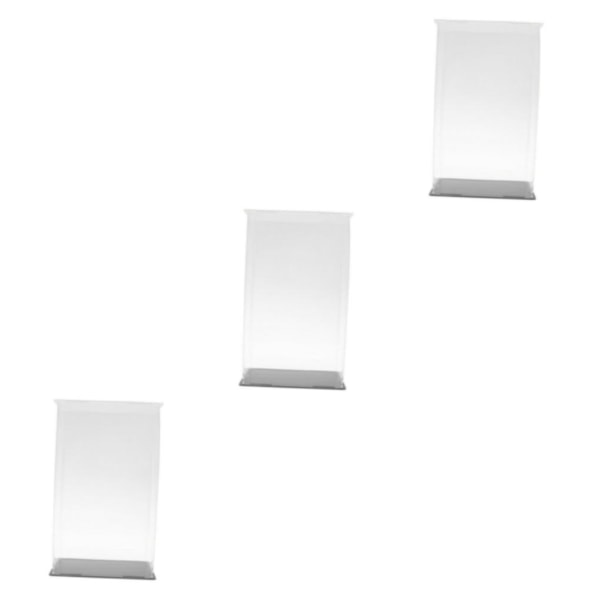 1/2/3 Akryl Display Box Case Modell Figur Display Dammtät Clear 13.5x11x23.5cm 3Set