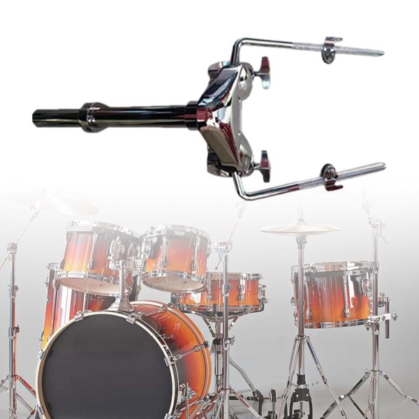 Trumhållare Montering Display Bracket Hårdvara för Tom Drum DIY Double Tom Holder