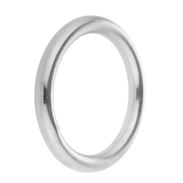 1/2/3/5 Solid 304 rostfritt stål bandband svetsad O Silver 39x8mm 1Set