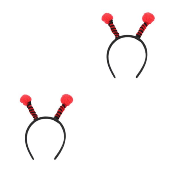 2/3/5 Bee Pannband Klä upp tentakel för födelsedagsfester Red Thick Strip 19cm×22cm 2Set