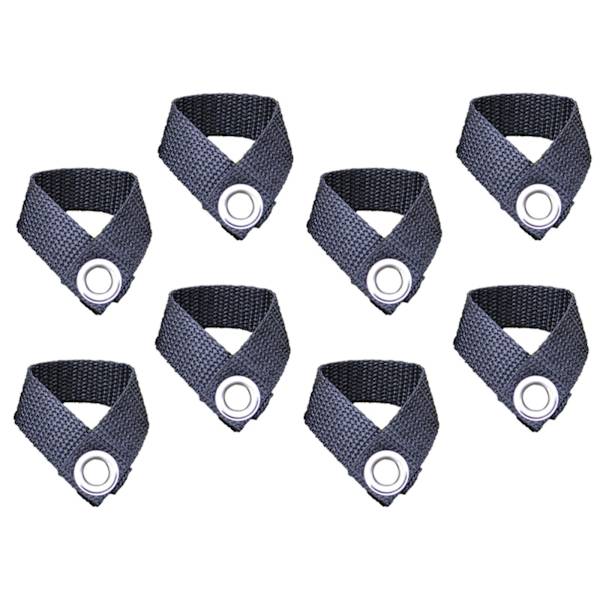 1/3/5 8x Tältpinnar Fixering Spänne Metallhål Camping Baldakin Stång 5Set