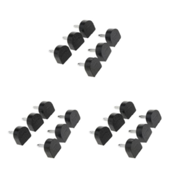 1/2/3/5 3 par Snygga högklackade tips Taps Skoreparation Black 10x11mm 3Set