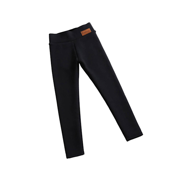 1/2/3/5 Dam Casual Fleece Fodrade Varma Leggings Thicken Pants Black XXXL 2PCS