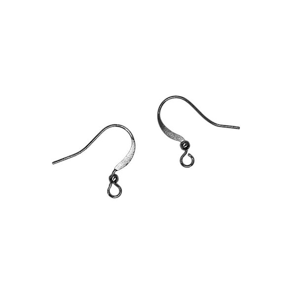 1/2/3/5 100 stycken mässing örhängen krokar fisk krok öron trådar franska Black 16x16mm 1Set