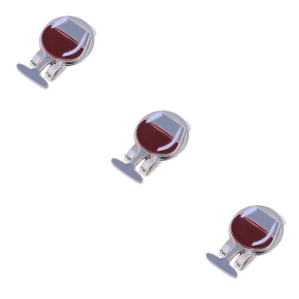 1/2/3/5 Alloy För Golf Magnetic Hat Clip med Ball Marker 3Set