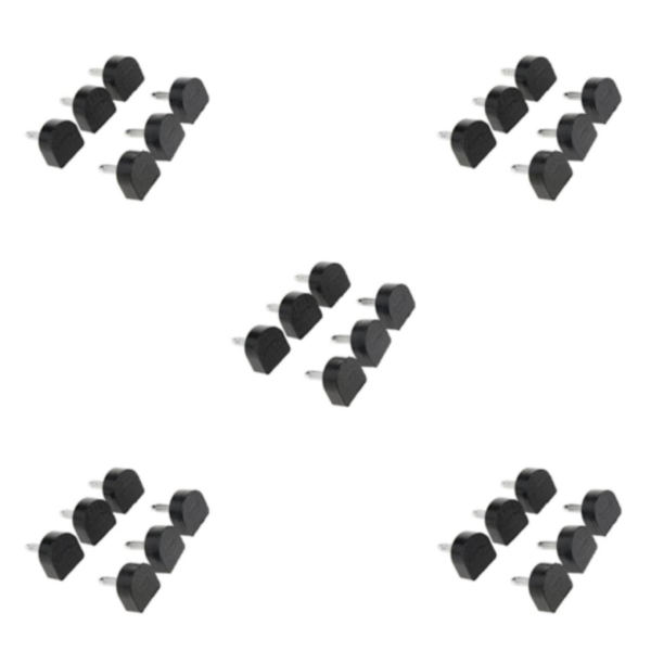1/2/3/5 3 par Snygga högklackade tips Taps Skoreparation Black 10x11mm 5Set