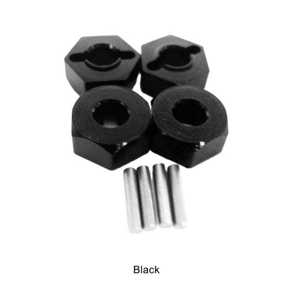1/2/3/5 4MM hjulfäste för 1/14 LC larvband Hög precision 4MM black 1Set
