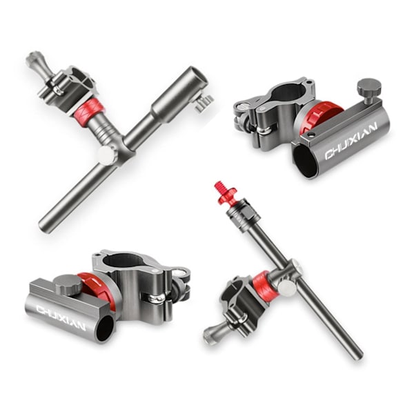 1/2/3 fasta clipsfästen Robust fiskestolsparaply Rod Holder 360° 1 Pc