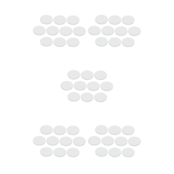 1/2/3/5 10 delar platt watch Ersättningsdel Clear 33.5mm 5Set