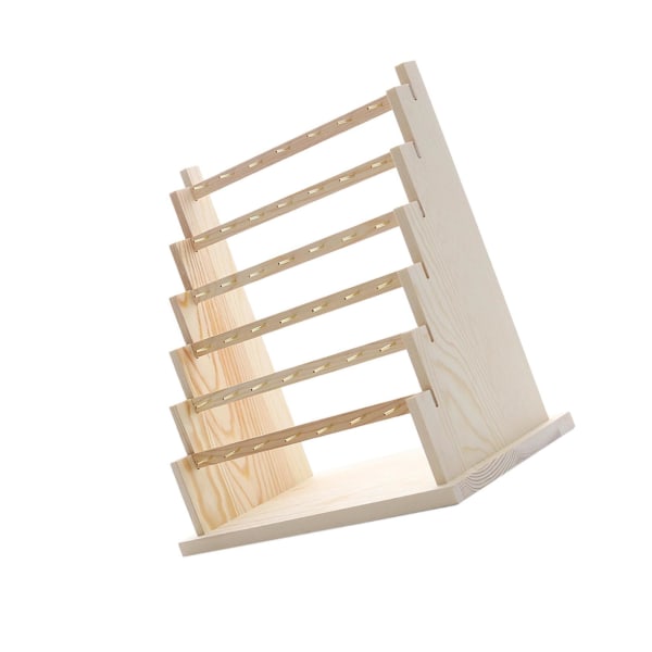 Smycken Showcase Rack en Ring Örhängen Display Stand Rack 6 Layer B