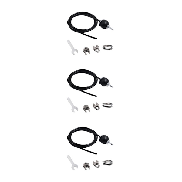 1/3/5 Fitness DIY Trissa Kabelmaskin System Biceps Styrka Adjustable 3m 3PCS