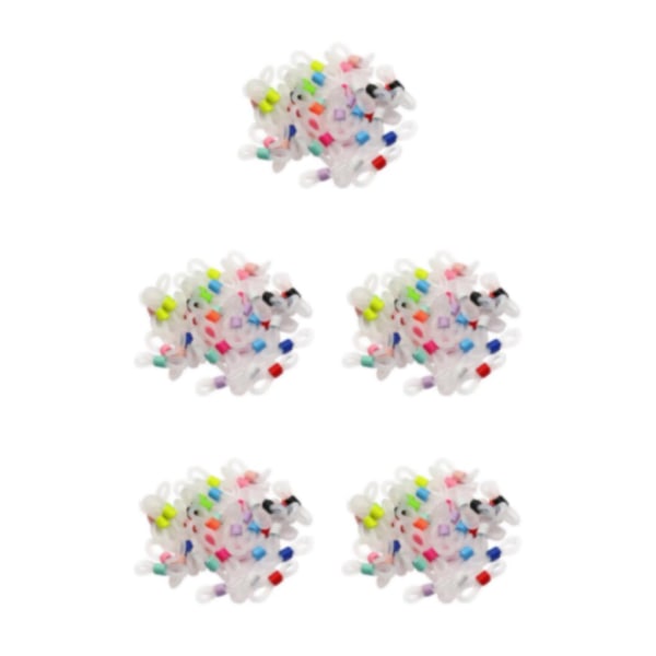 1/2/3/5 50 st Glasögon Glasögon Kedjeremshållare Loop Ends Type D 50 Pcs 5Set