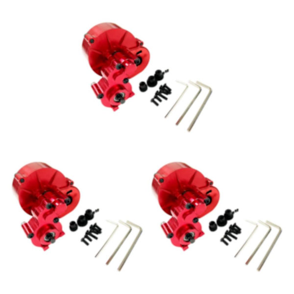 1/2/3/5 Metal Transmission Växellåda Motorväxel För 1/10 Axial Red 3Set