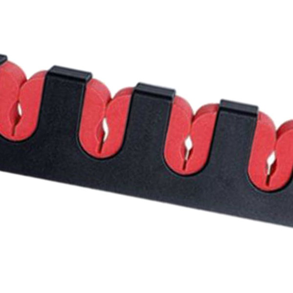 1/2 6 platser Fiskspö Hållare Ställ vertikalt fäste för garage Red 345mm 1Set
