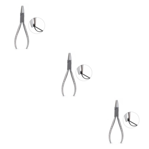 1/2/3/5 Glasögon Båg Tång Multi-Purpose för optiker YG1007 Approx. 15.5x5cm 3Set