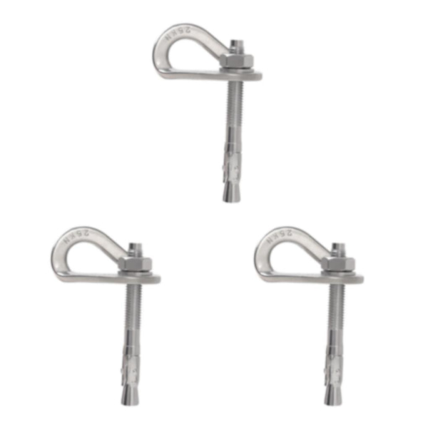 1/2/3 Heavy Duty Klätterhängare och För Bolt för utomhusbruk 3Set