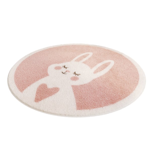 1/2 Polyester Bekväm Yogamatta För Vardagsrum Förtjockad Och cute rabbit 1Set