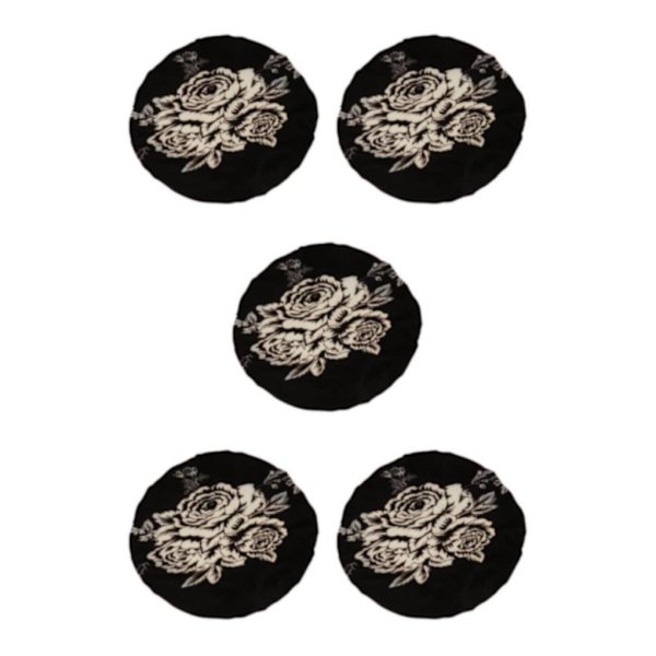 1/2/3/5 Fashionabla cover Rund vridbar stolsits Type B16 5Set