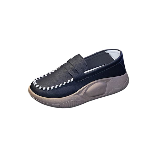 Casual Damskor Bekväma För Slip On Mjuk för Inomhus Black Size 36