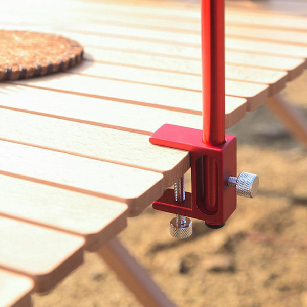 1/2 utomhusläger fällbar lampstolpe hängande ljushållare Red 100cm 1Set