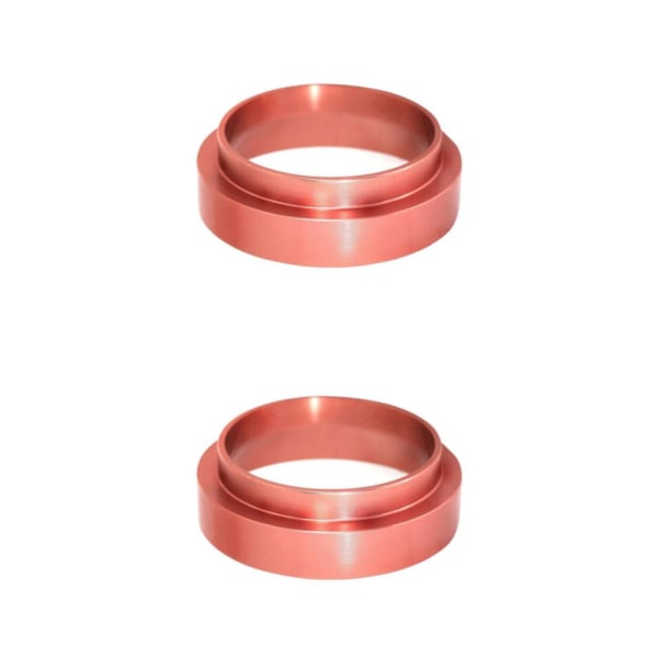 1/2/3/5 Aluminium kaffedoseringsersättningsdoseringstratt Rose Gold 54mm 2Set