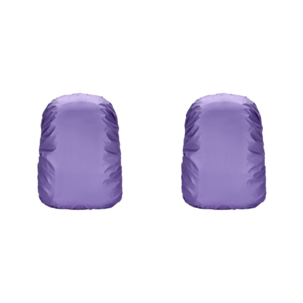 1/2/3/5 Ryggsäck Torrt Vattentätt Cover Unisex för resor Purple 2Set