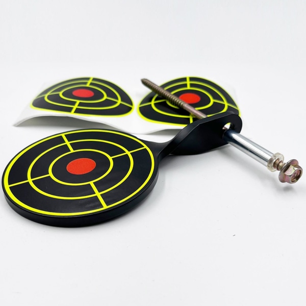 1/2/3/5 Metal Practice Target 5mm Tree Standing Target Rotary 1Set