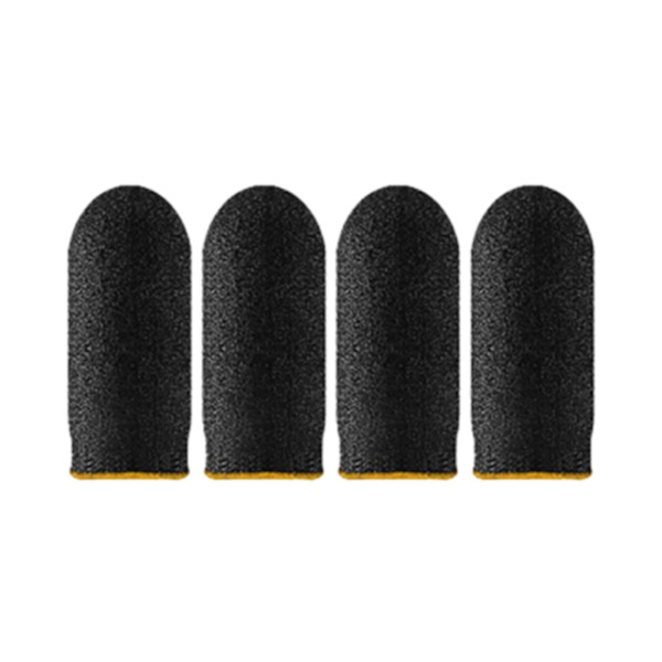 1/2/3/5 20 delar Gaming Finger Sleeves Anti Sweat Andas Yellow 45 x 25mm 1Set