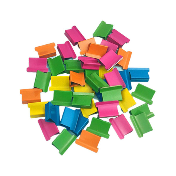 1/2/3 Minihäftapparat Klassrum Liten set Fasta brevpapper Multicolor Clips 11.5 x 2.5cm 1Set