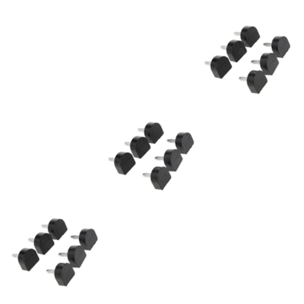 1/2/3/5 3 par Snygga högklackade tips Taps Skoreparation Black 10x11mm 3Set