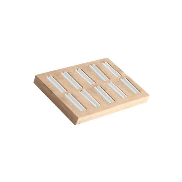 1/5 trä örhängen Ringar Smycken Display Fack Organizer Hållare 5Set