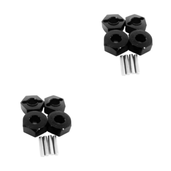 1/2/3/5 4MM hjulfäste för 1/14 LC larvband Hög precision 4MM black 2Set